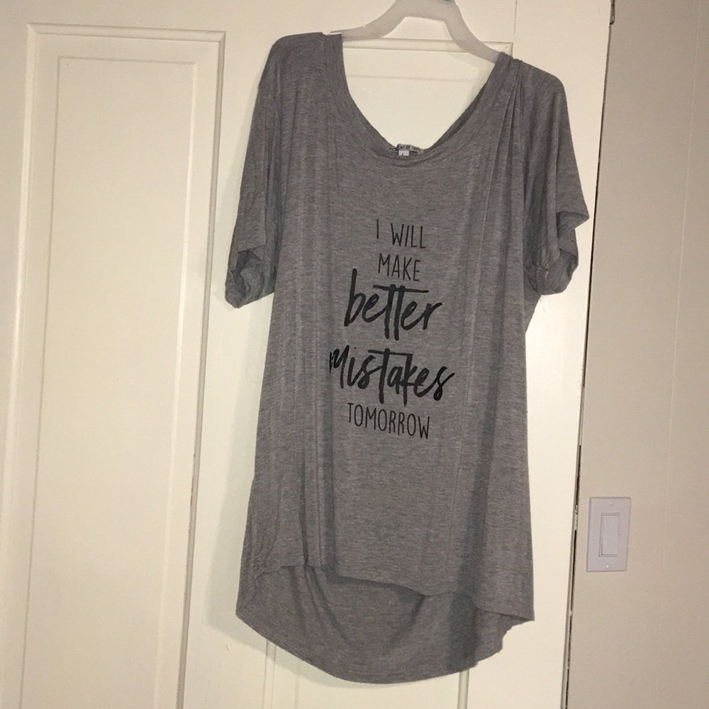 Gray dressy shirt